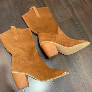 Steve Madden Represent Cognac suede boots